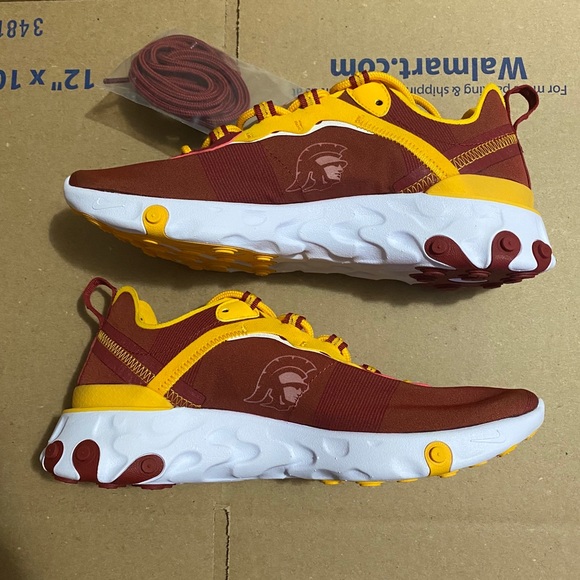 Size 6.5 Nike element 55 react USC Trojan - Picture 2 of 3